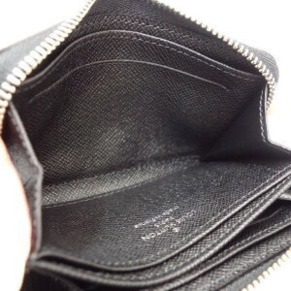 LOUIS VUITTON Coin Case Damier Graphite Black Zippy Black - Picture 3 of 6